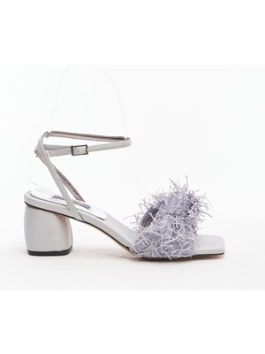 Derinet Bilekten Bantlı Kadın Abiye Ayakkabı