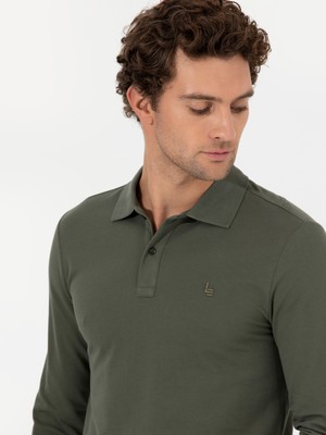 Cacharel Erkek Koyu Yeşil Slim Fit Sweatshirt 50264538-VR079