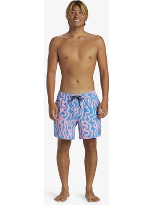 Quiksilver Pembe Erkek Şort Mayo AQYJV03144_SURFSILK Mıx Volley 16