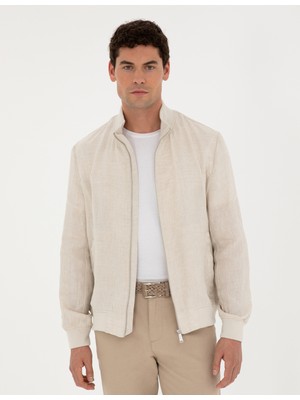 Pierre Cardin Erkek Bej Baharlık Mevsimlik Mont 50288213-VR156