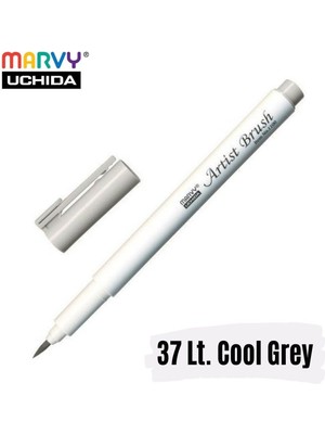 Marvy Artist Brush Pen 1100 Firça Uçlu Kalem 37 Light Cool Grey