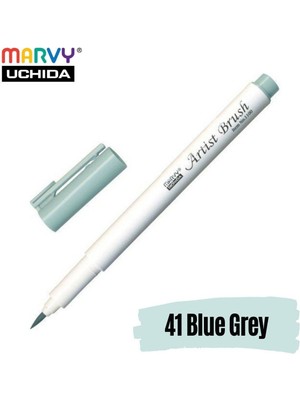 Marvy Artist Brush Pen 1100 Firça Uçlu Kalem 41 Blue Grey