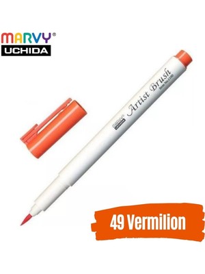 Marvy Artist Brush Pen 1100 Firça Uçlu Kalem 49 Vermilion