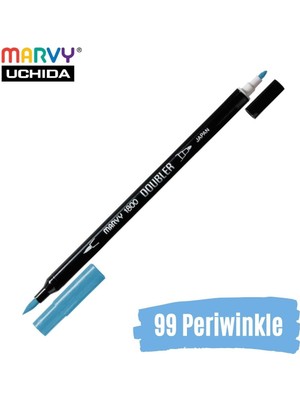 Marvy Artist Brush Pen 1800 Çift Taraflı Firça Uçlu Kalem 99 Periwinkle