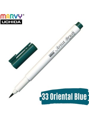 Marvy Artist Brush Pen 1100 Firça Uçlu Kalem 33 Oriental Blue