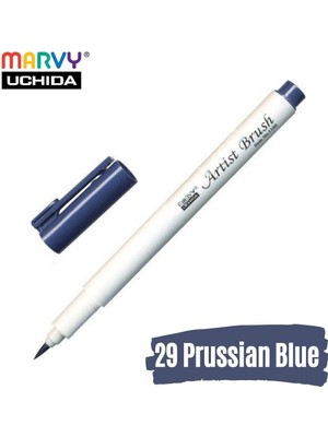 Marvy Artist Brush Pen 1100 Firça Uçlu Kalem 29 Prussian Blue