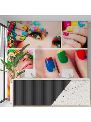 Duvar Kağıdı Baskı Kadın Güzellik Merkezi-Kuaför