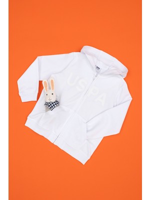 U.S. Polo Assn. Erkek Çocuk Beyaz Sweatshirt 50279797-VR013