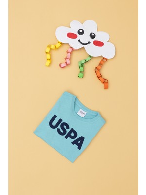U.S. Polo Assn. Erkek Çocuk Mint Basic Tişört 50279614-VR090