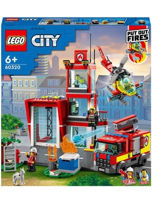 LEGO City İtfaiye Merkezi 60320 540 Parça ile Eğlenceli Yapım Seti Çocuklar İçin Hediye