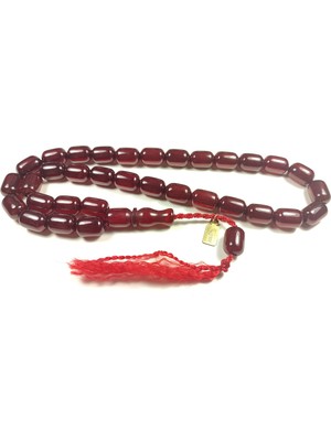 İskeçe Tesbih Zeyn Usta Eseri Imzalı Iri Boy Osmanlı Torunu Sertifikalı 4708