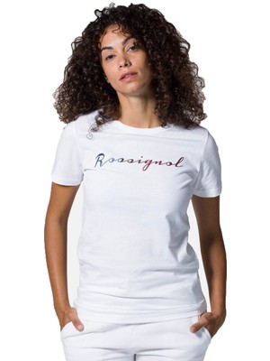 Rossignol Logo Rossi Kadın Beyaz Tişört