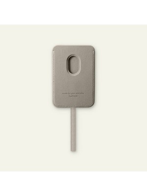 Spigen Ciel by Cyrill iPhone için MagSafe özellikli Kartlı Manyetik Cüzdan Kajuk Mag Cream - AFA05260