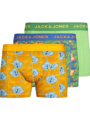 Jack & Jones Jachawaıı Trunks 3 Pack Sn 12255832 Mavi