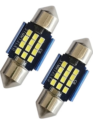 Space Dekoratif LED Ampul 12SMD Canbus 31MM Sofit Ampul Beyaz/ LAAM868