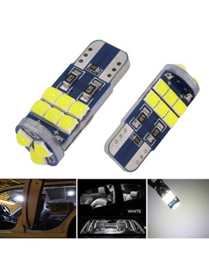 Space Dekoratif LED Ampul T10-18SMD 3030CANBUS 12V Çift Beyaz/ LAAM867