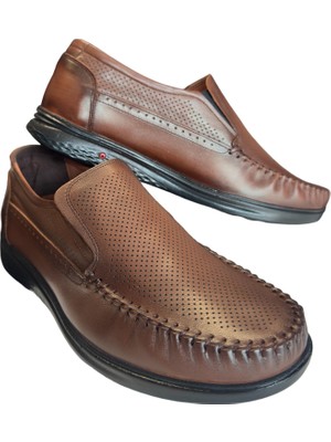 Bess Shoes Deri Yazlık Ayakkabı Hava Alabilen Günlük Ayakkabı
