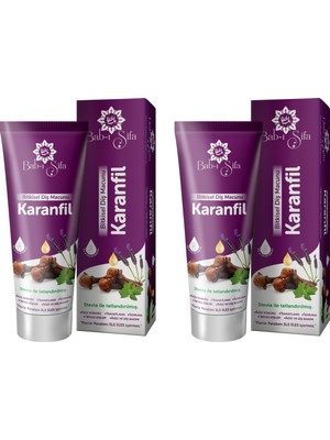 Bab-I Şifa Bitkisel Diş Macunu Karanfil 140gr*2