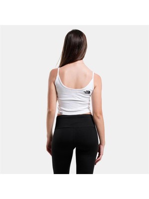 The North Face W Slim Crop Tank Kadın Beyaz T-Shirt