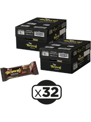 Eti Browni Intense Çikolata Kaplı Kremalı Kek 50 g 32'li Paket 2 Kutu Ekonomik Avantaj Seti