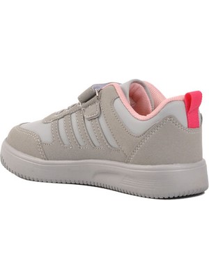 Walkway Buz Gri Pudra Cırtlı Kız Çocuk Sneaker