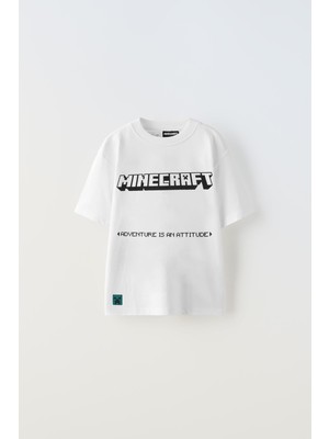 Miniko Kids Erkek Çocuk Minecraft Baskılı Pamuk Tişört