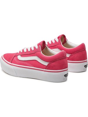 Vans Old Skool Platform J Pembe Sneaker