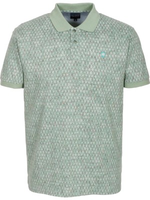 Ncs Jeans Erkek Polo Yaka Tişört Çağla Slim Fit Ribanalı Kol Pamuklu Baskılı T-Shirt Ncs Jeans 1253