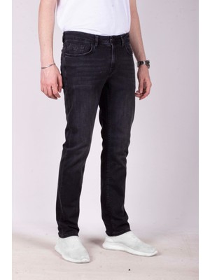 Ncs Jeans Erkek Kot Pantolon Slim Fit Siyah Düz Paça 5 Cepli Jean Ncs Jeans 2244-6098