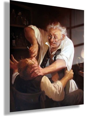 Gaagart Temperli Cam Diş Poliklinik Tablosu Ironik Dişçi Görseli