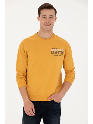 U.S. Polo Assn. Erkek Hardal Sweatshirt 50270752-VR072