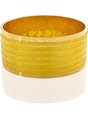 MaGold 22 Ayar Altın Trabzon Modeli 9 mm Alyans Yüzük