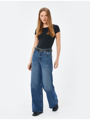 Koton Basic Tişört Slim Fit Kısa Kollu Bisiklet Yaka