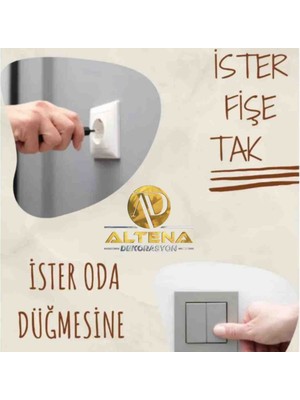 Altena Dekorasyon 90X60 cm Ledli Dokunmatik Banyo Aynası / Ledli Dokunmatik Ayna / Lavabo Aynası / Ledli Banyo Aynası