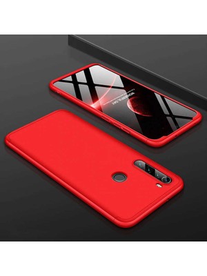 Megafox Teknoloji Xiaomi Redmi Note 8 Uyumlu Kılıf Ays Kapak, Kırmızı