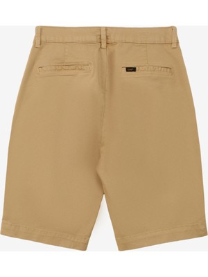 Lee Normal Bel Regular Fit Taş Kadın Şort L24161758-CHINO Şort