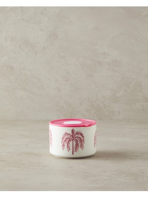 English Home Carnival Tree New Bone China Saklama Kabı Pembe