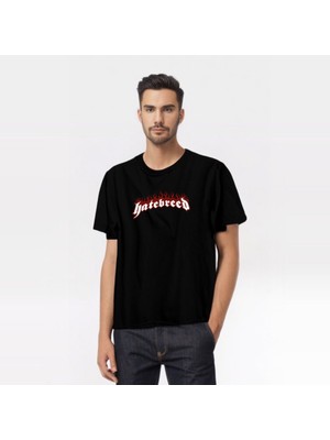 The Fame Hatebreed, Rock Metal Müzik Grubu Baskılı, %100 Pamuk Tişört