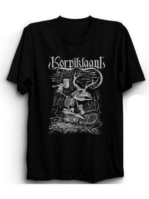 The Fame Korpiklaani, S369, Rock Metal Müzik Grubu Baskılı, %100 Pamuk Tişört