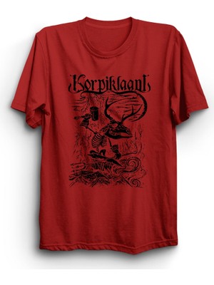 The Fame Korpiklaani, S369, Rock Metal Müzik Grubu Baskılı, %100 Pamuk Tişört