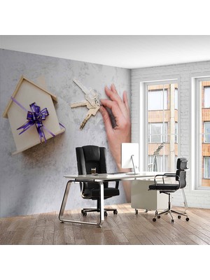 Duvar Kağıdı Baskı Ev - Anahtar Temalı