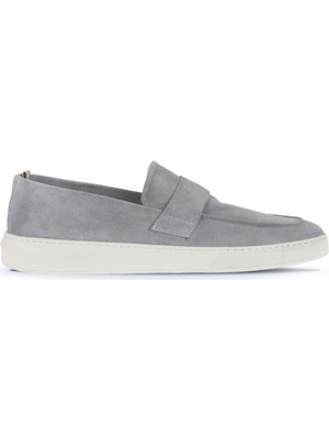 Bueno Shoes Gri Açık Süet Erkek Loafer 01MA8100