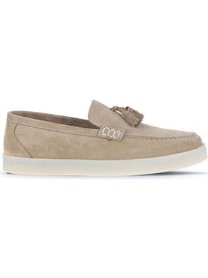 Bueno Shoes Taba Süet Erkek Loafer 07MA22372026