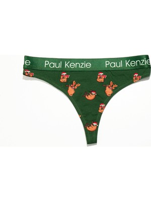 Paul Kenzie Desenli String Külot - Christmas Collection - Lazymas