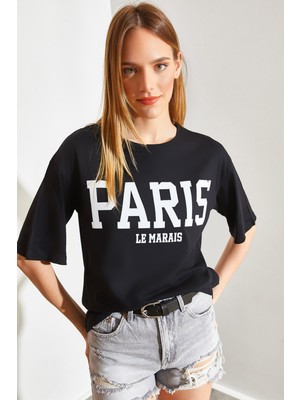 Shade Paris Baskılı Tshirt