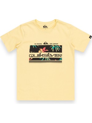 Quiksilver Tropical Rainbow Youth Erkek Çocuk Sarı Tişört