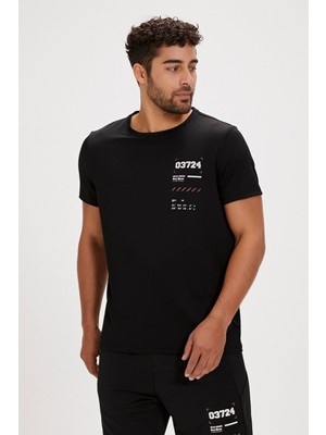 Bad Bear Jesse Siyah Baskılı Erkek Tişört