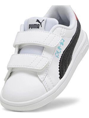 Puma Smash 3.0 Inf Racing Çocuk Spor Ayakkabı - 39257901 35 - Beyaz