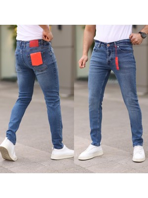 Redcode Jeans Erkek Likralı Slim Fit Jean-Kot Pantolon