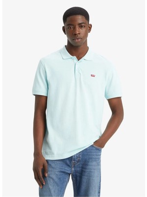 Levi's Classic Düz Mavi Erkek Polo Yaka T-Shirt - A2085-0003